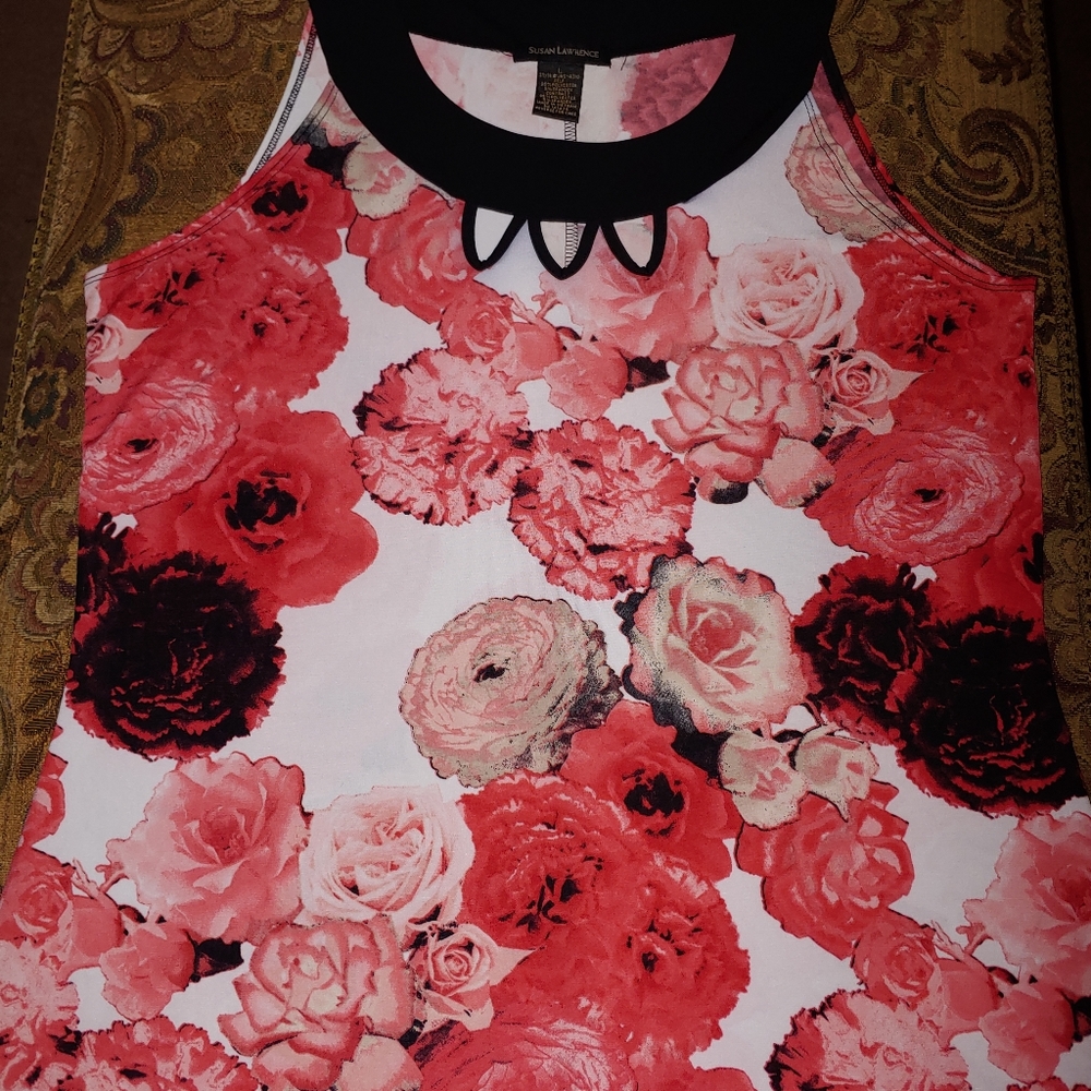 OBO floral tunic blouse. - Picture 4 of 10